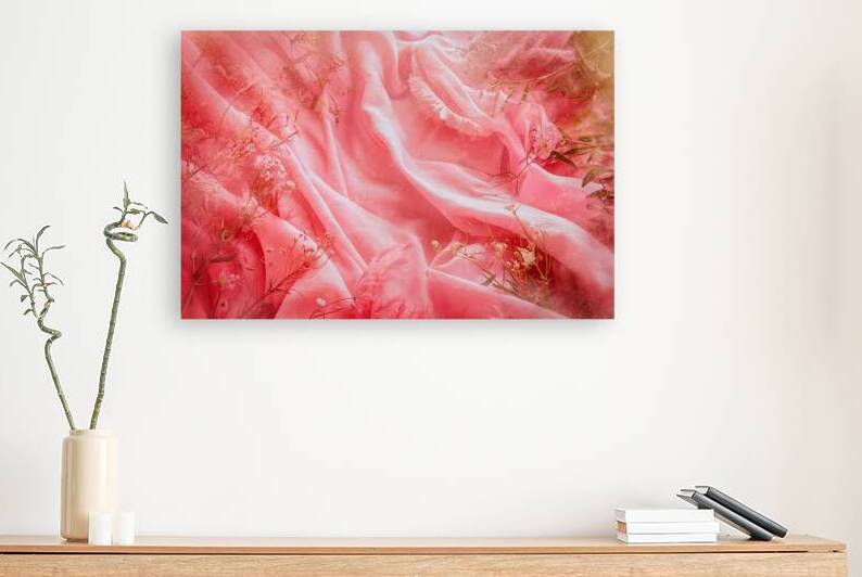 Pastel pink background 1 by Mirela Poiana