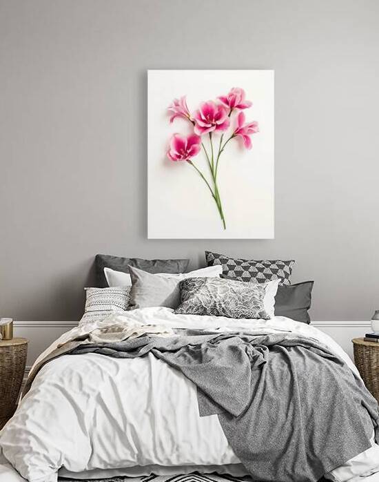 Group of pink fuchsia flowers isolated on white b 1722837441.652 by Mirela Poiana