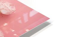 Pastel pink background 2 HD Metal print