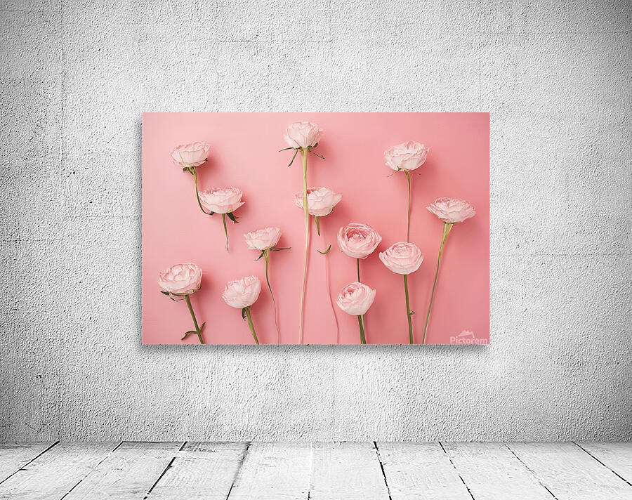 Pastel pink background 2 Wall Preview