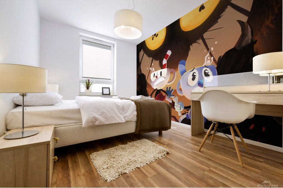 Cuphead Mural print