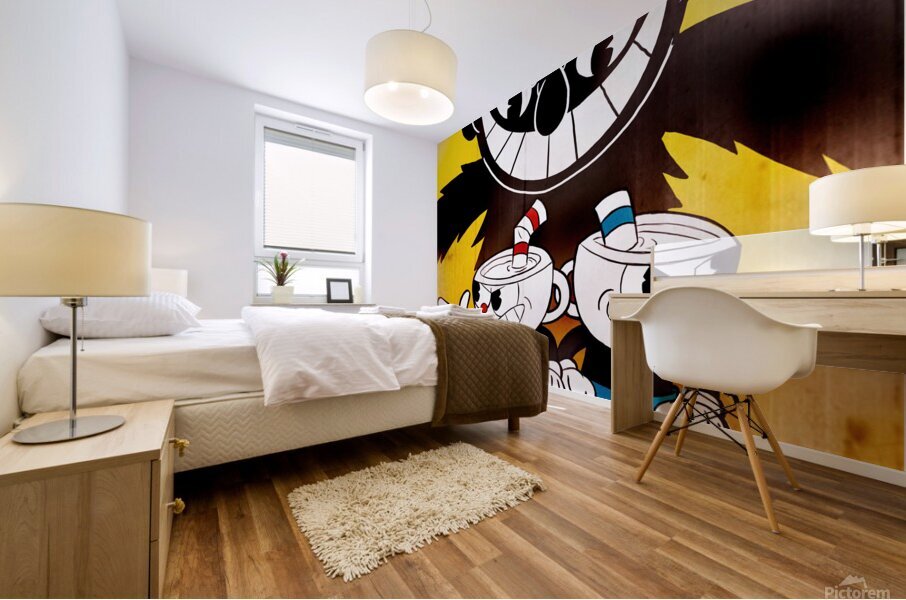 Cuphead Mural print