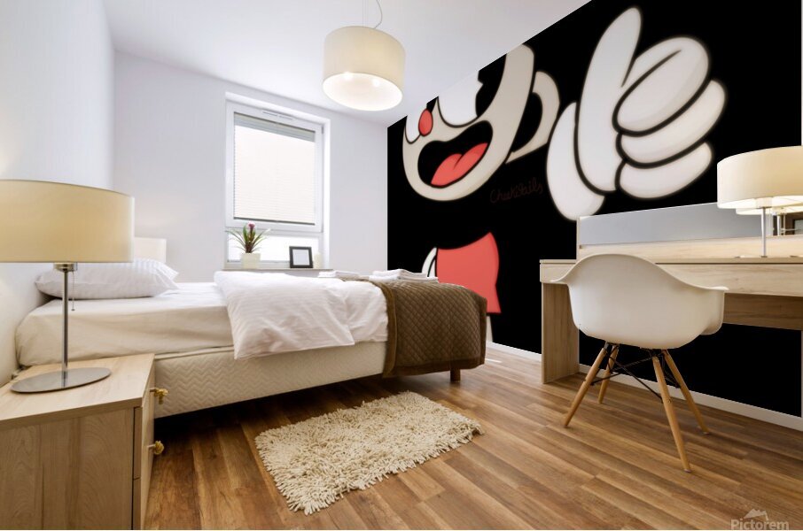 Cuphead Mural print