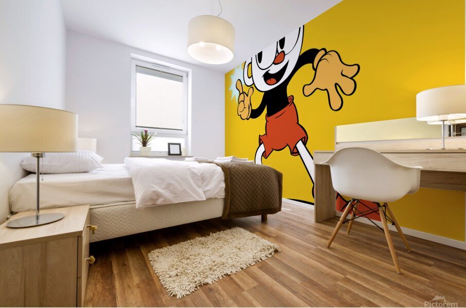Cuphead Mural print