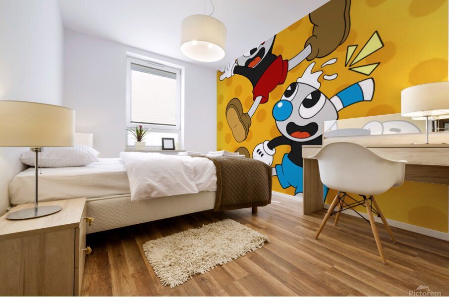 Cuphead Mural print