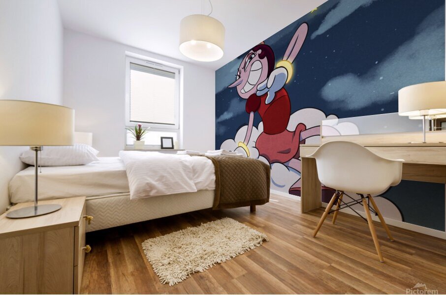 Cuphead Mural print