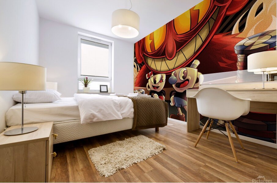 Cuphead Mural print