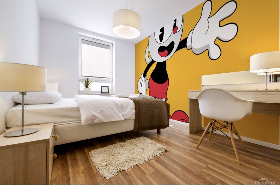 Cuphead Mural print