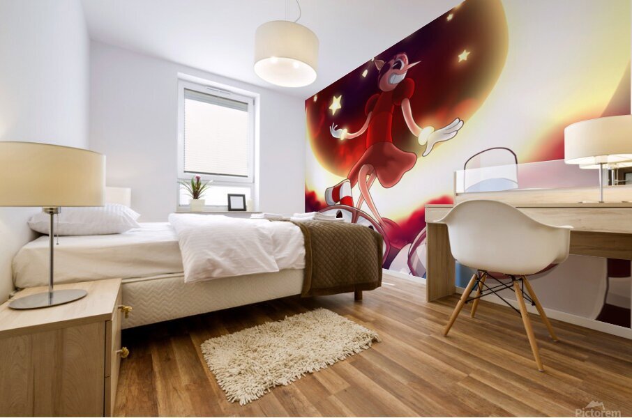 Cuphead Mural print