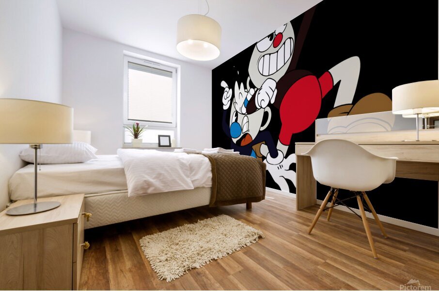 Cuphead Mural print