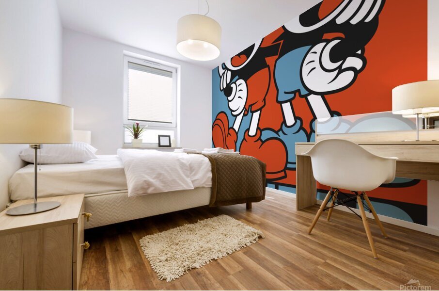 Cuphead Mural print