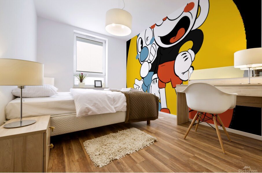 Cuphead Mural print