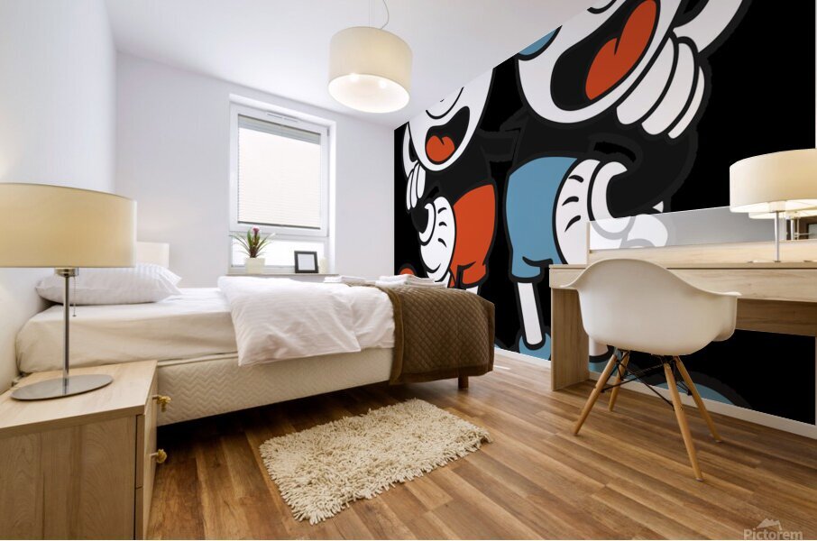 Cuphead Mural print