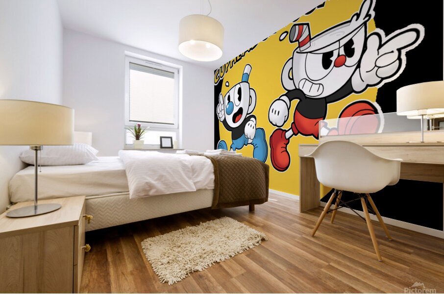 Cuphead Mural print