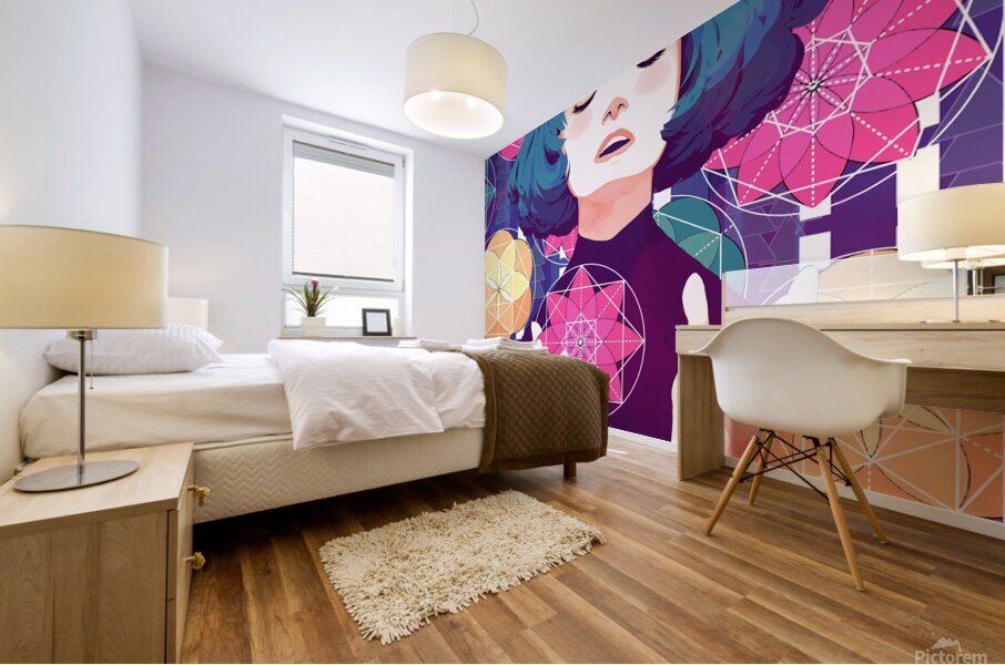 Gris Art Mural print