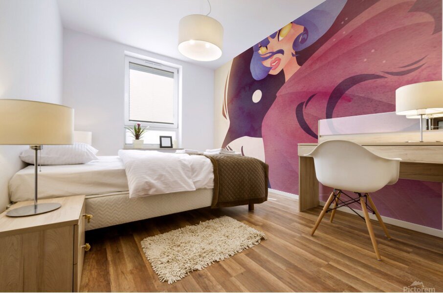 Gris Art Mural print