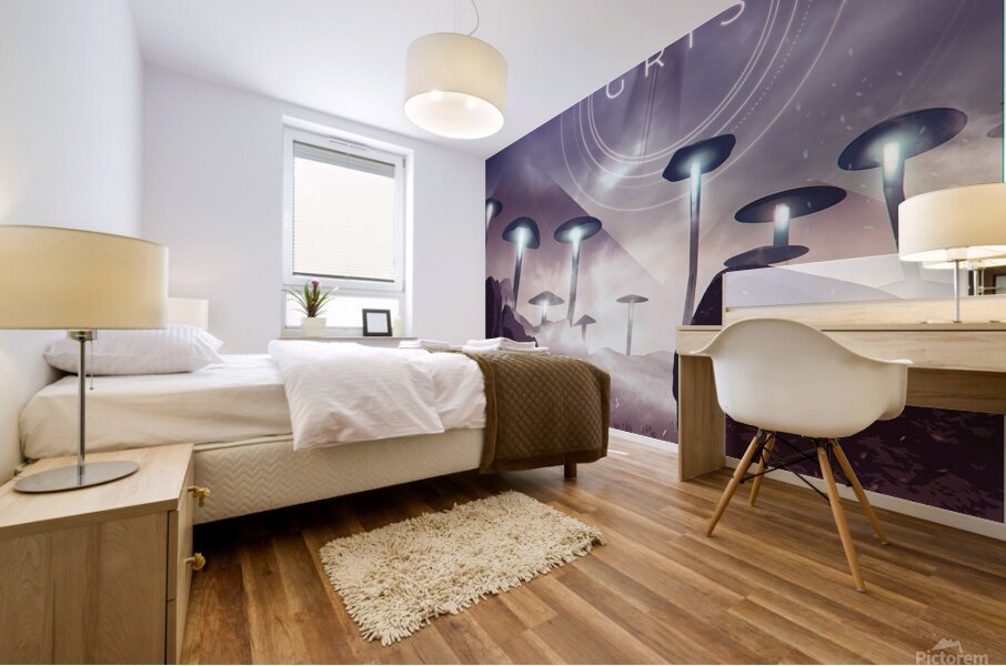 Gris Art Mural print
