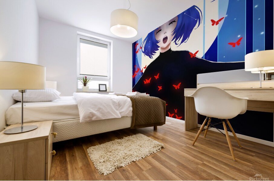 Gris Art Mural print