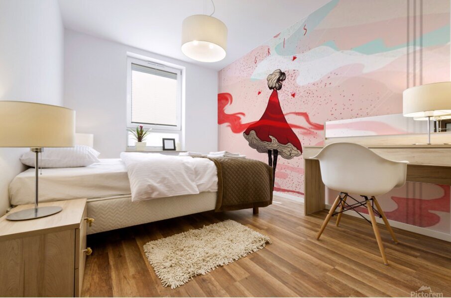 Gris Art Mural print