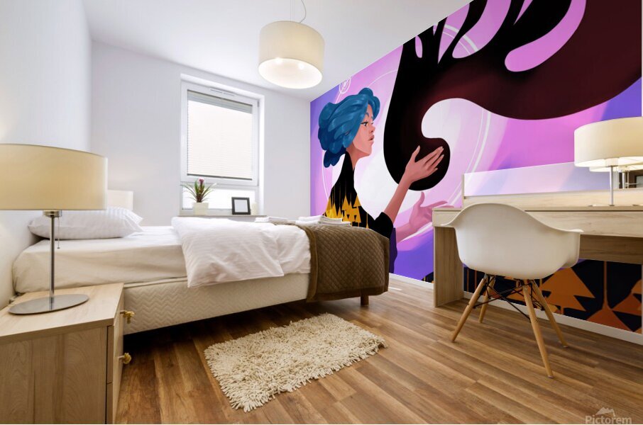 Gris Art Mural print