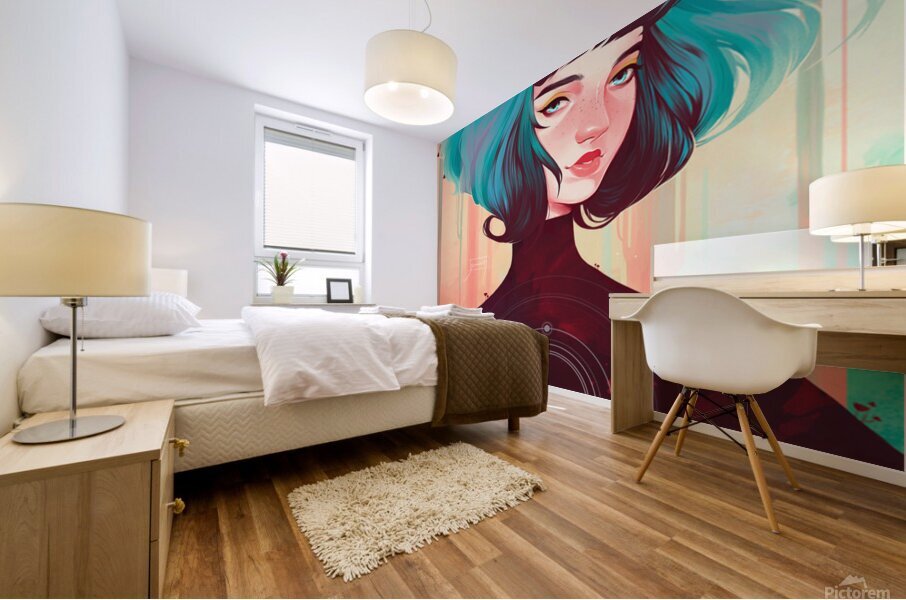 Gris Art Mural print