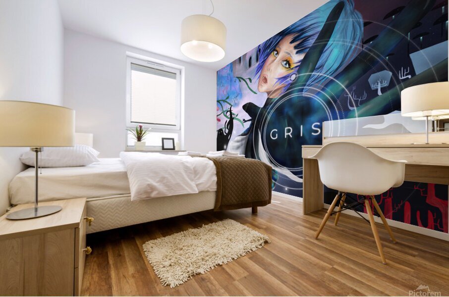 Gris Art Mural print