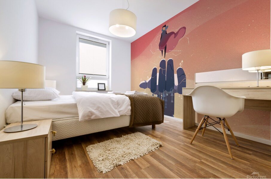 Gris Art Mural print