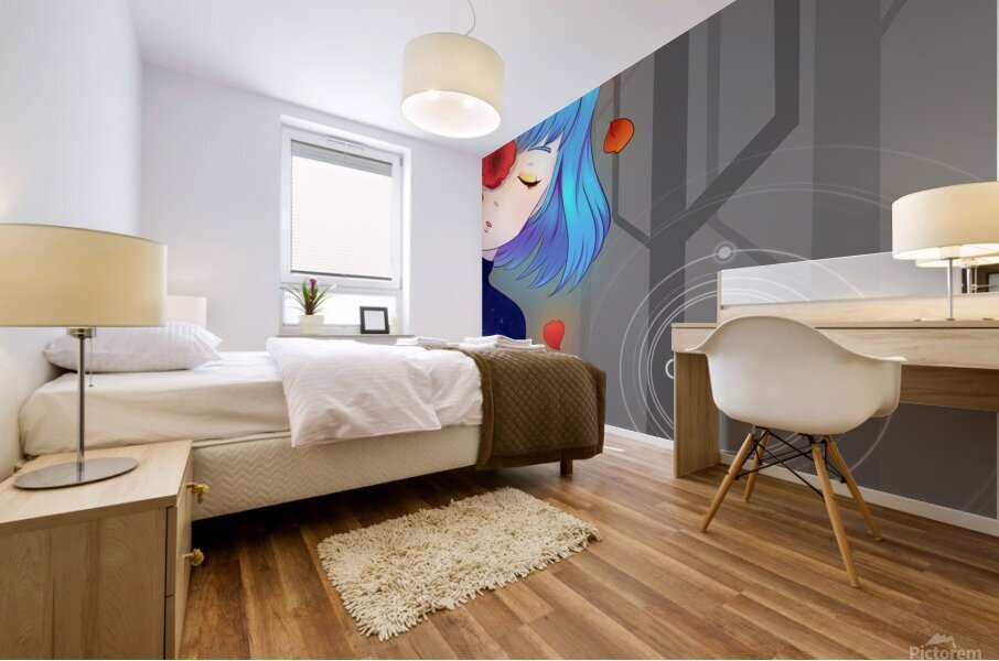 Gris Art Mural print