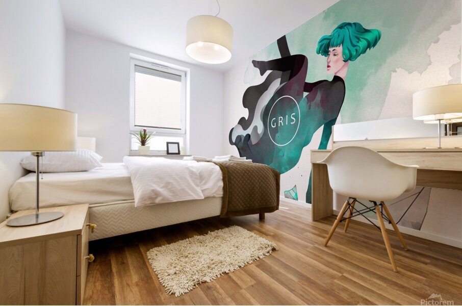 Gris Art Mural print