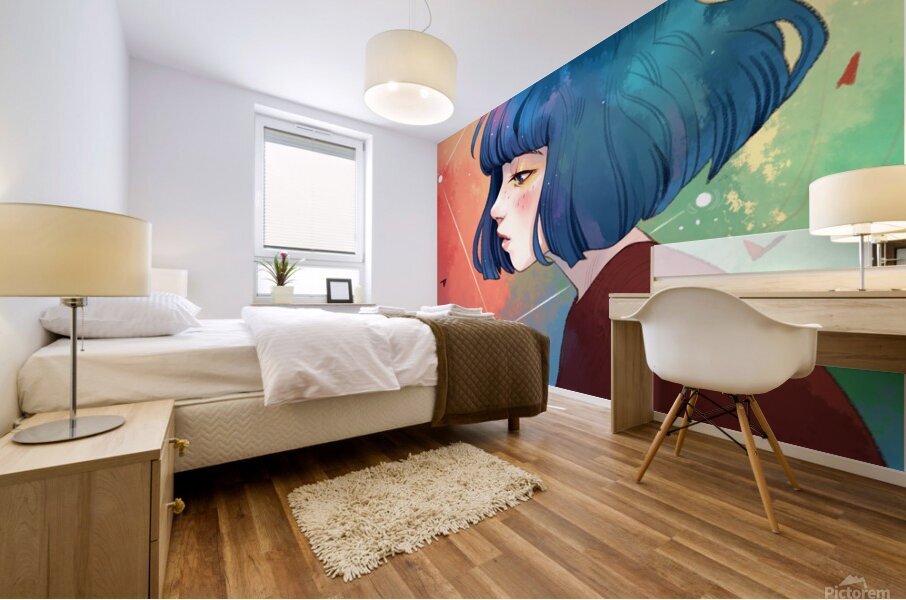Gris Art Mural print