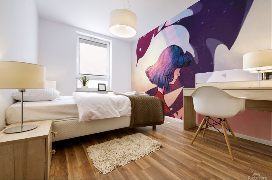 Gris Art Mural print