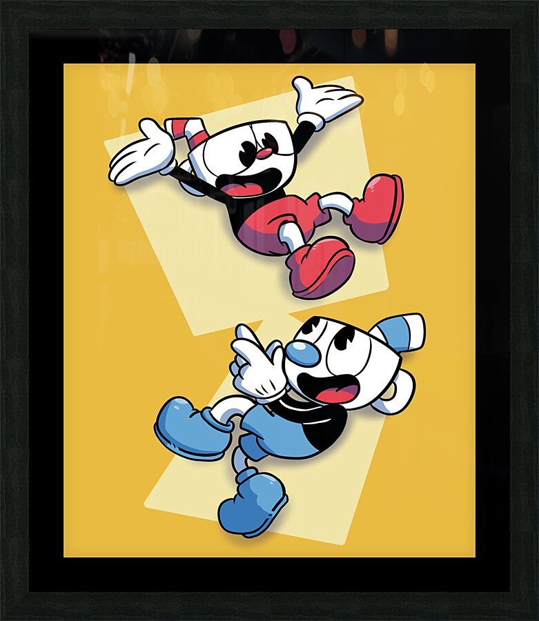 Cuphead Picture Frame print