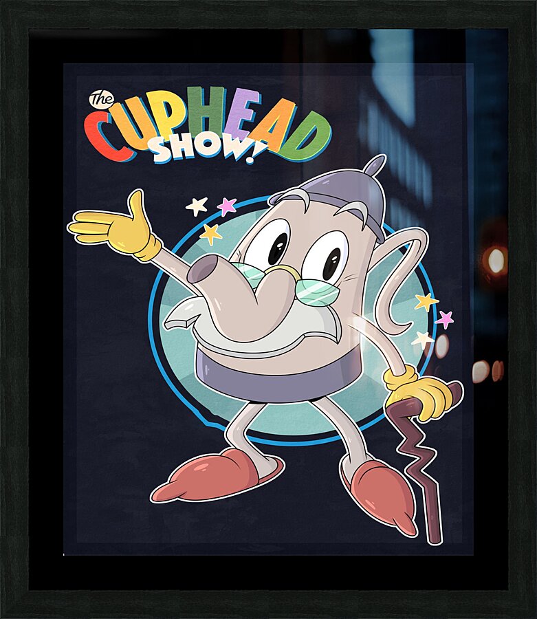 Cuphead Picture Frame print