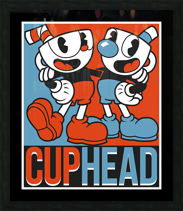 Cuphead Picture Frame print
