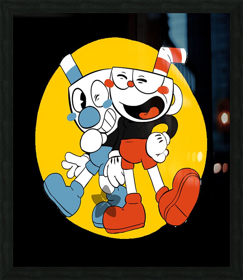 Cuphead Picture Frame print