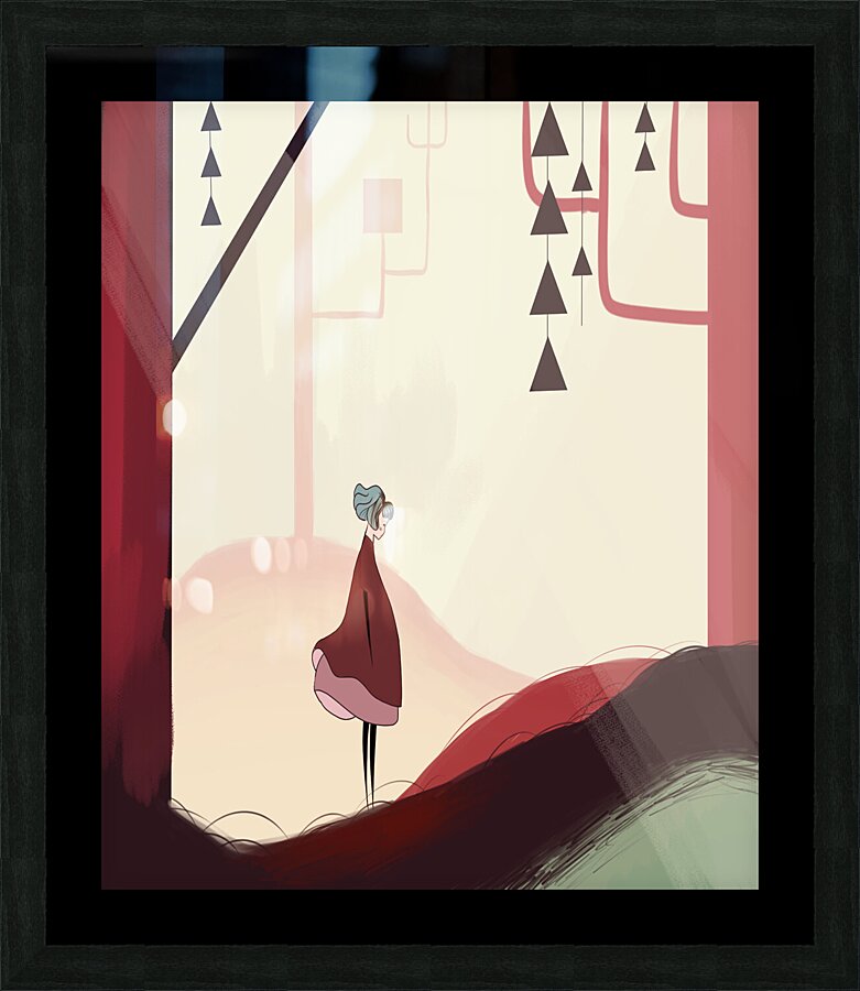 Gris Art Picture Frame print