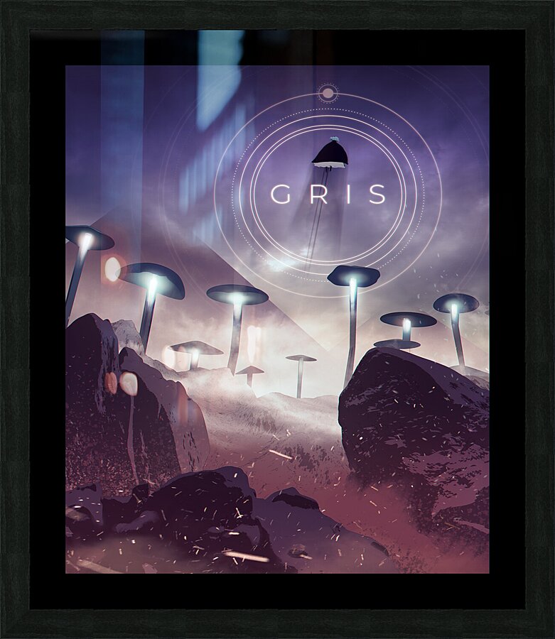 Gris Art Picture Frame print