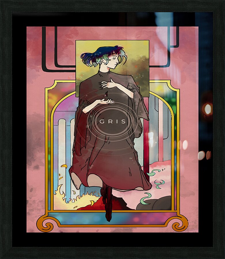 Gris Art Picture Frame print