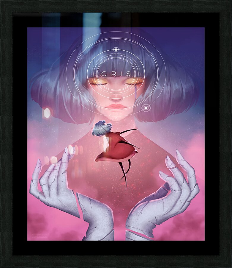Gris Art Picture Frame print
