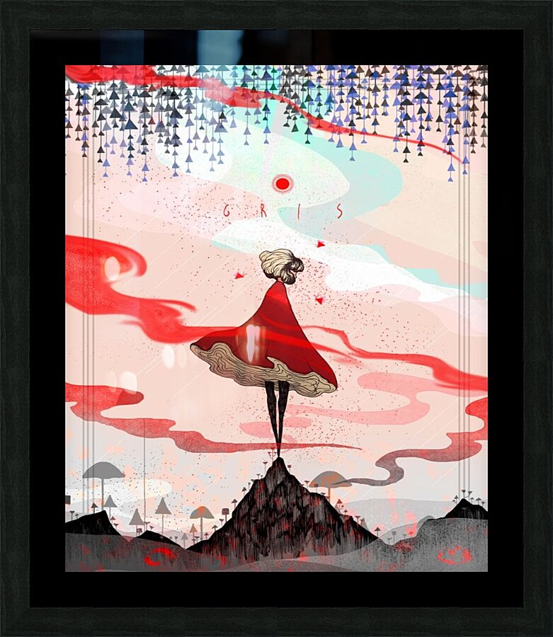 Gris Art Picture Frame print