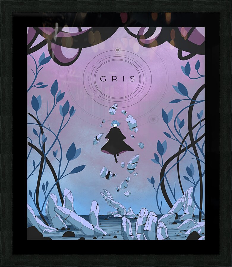 Gris Art Picture Frame print