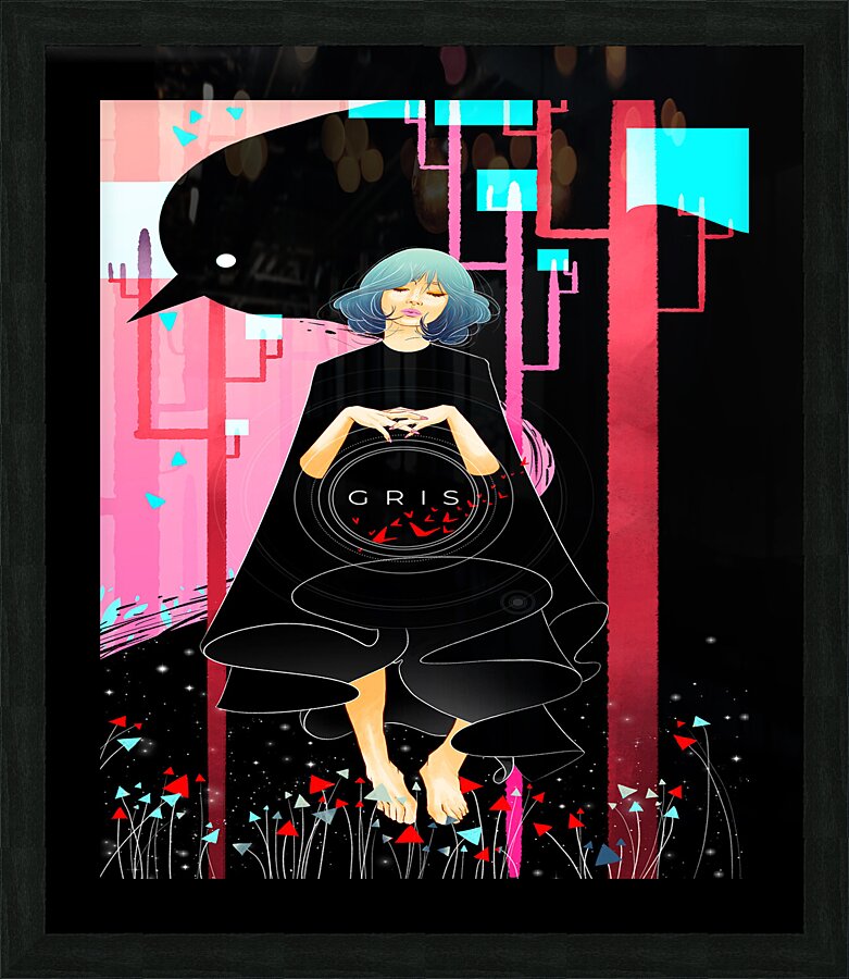 Gris Art Picture Frame print