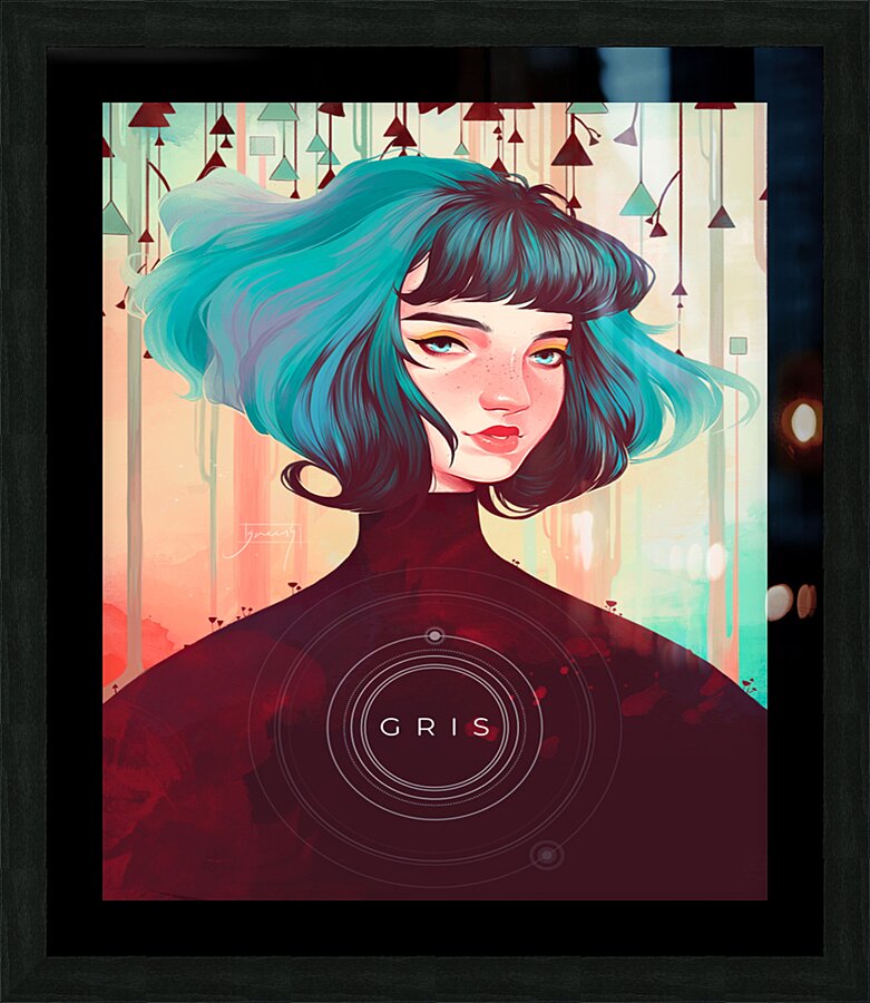 Gris Art Picture Frame print