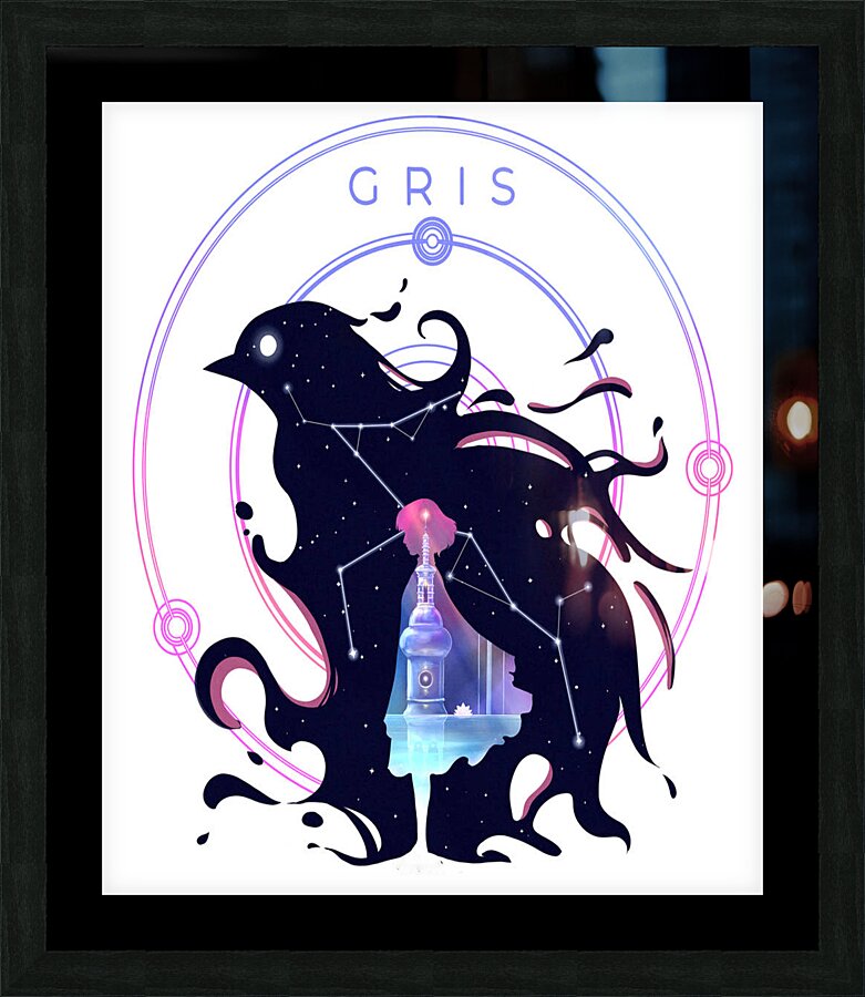 Gris Art Picture Frame print