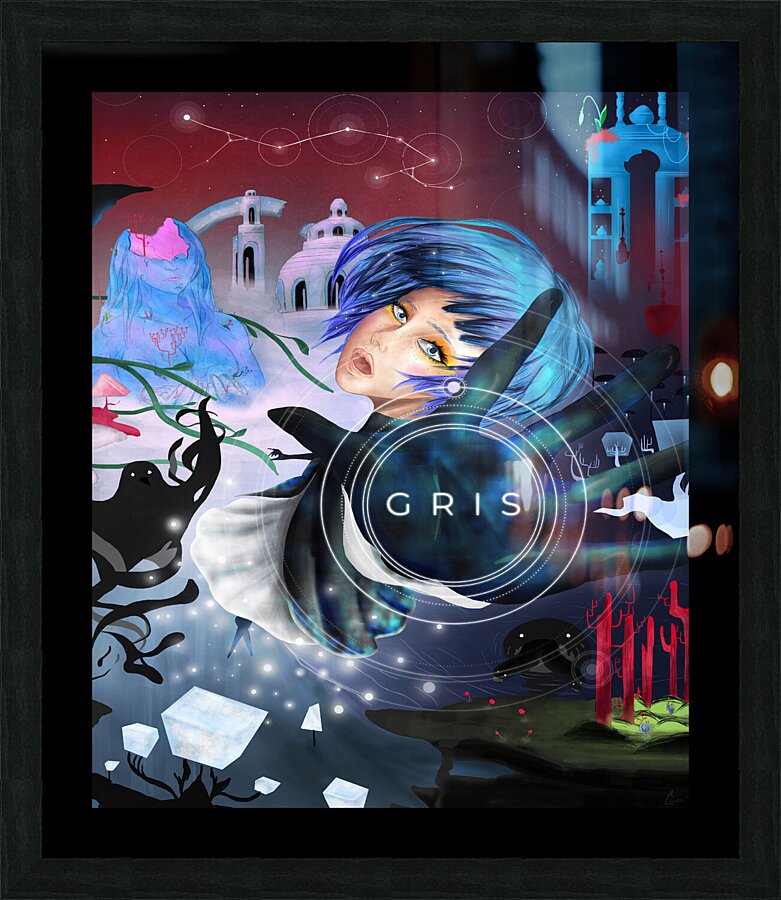 Gris Art Picture Frame print