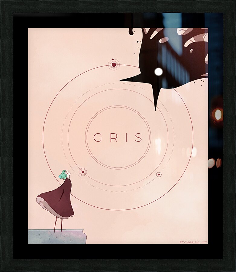 Gris Art Picture Frame print