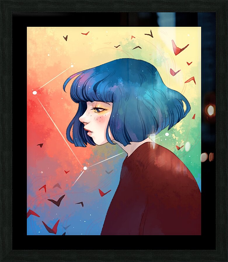 Gris Art Picture Frame print