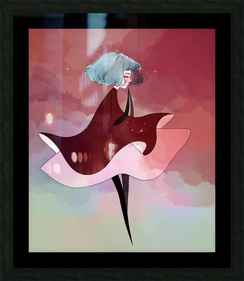 Gris Art Picture Frame print