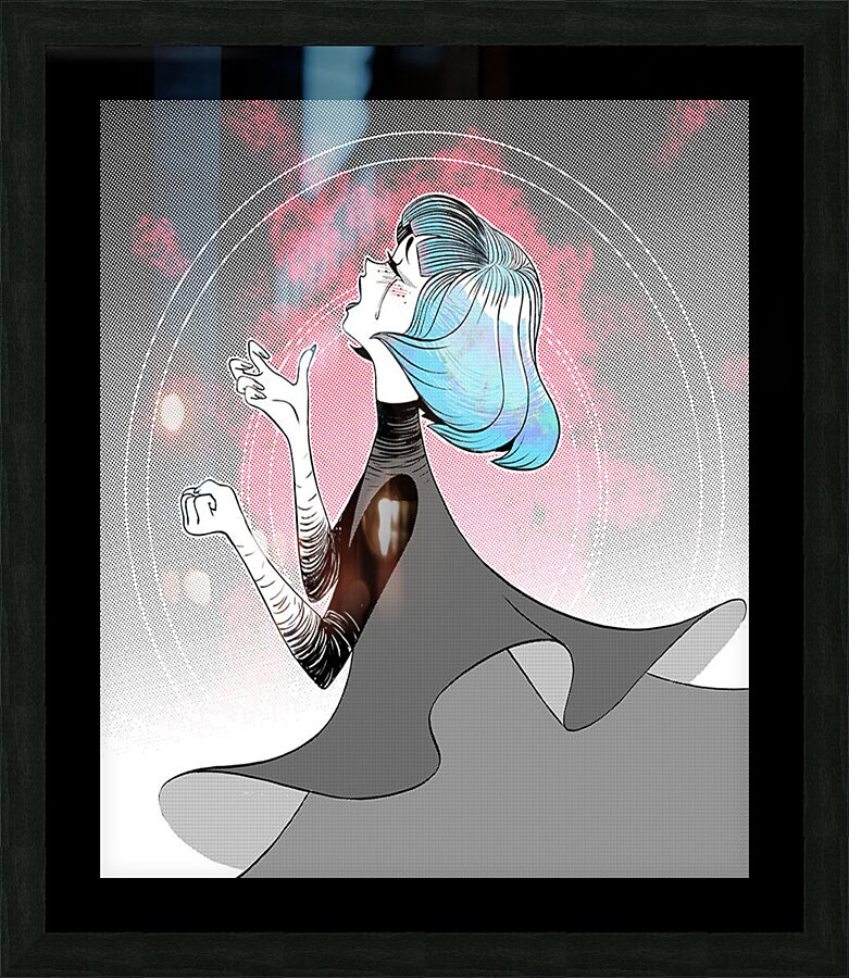 Gris Art Picture Frame print