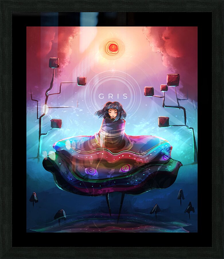 Gris Art Picture Frame print